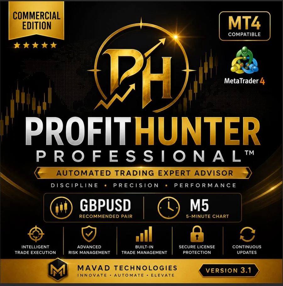 ProfitHunter Professional MT4 automated trading Expert Advisor
